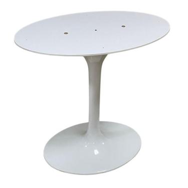 Imagem de Base De Mesa De Jantar Saarinen Oval Para Tampo De 137x90 Cm Branca
