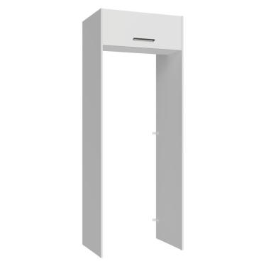 Imagem de Porta-geladeira 83 Cm 1 Porta Basculante Branco Agata Madesa Branco