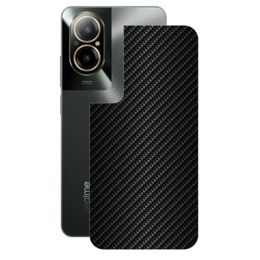Imagem de Película Para Realme C67 - Traseira De Fibra De Carbono Preta - Gshield