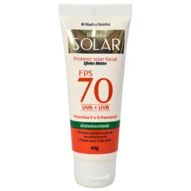 Imagem de Protetor Solar Facial Antioleosidade Efeito Matte FPS 70 Rainha Solar 