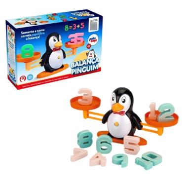 Imagem de Jogo Infantil Balança Pinguim - Paki Toys 4050