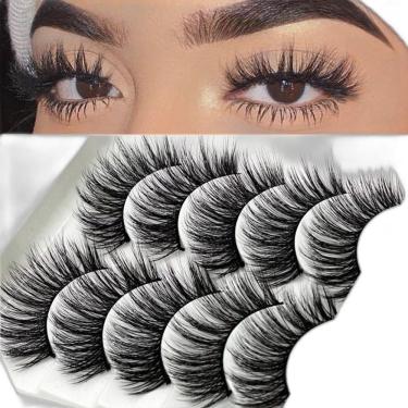 Imagem de Cilios Postiços 6D Cartela C/6 Pares + Volume Efeito Natural