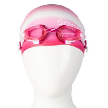 Imagem de Kit Speedo de Natação Jr. Swim Rosa, Rosa, Único