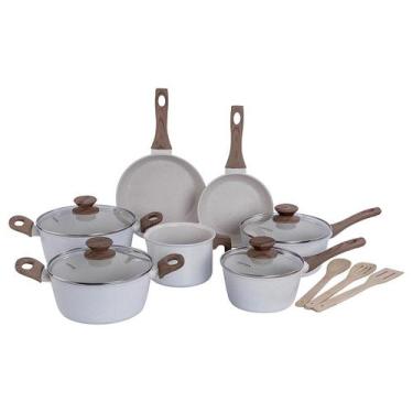 Imagem de Jogo de Panelas Com 10 Peças Mimo Style Cook Indução Mármol