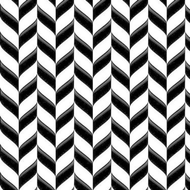 Imagem de Papel De Parede Abstrato Listra Preto E Branco Adesivo Sala