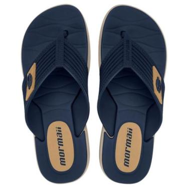 Imagem de Chinelo mormaii kinja dedo 12574, Bege azul, 37.38