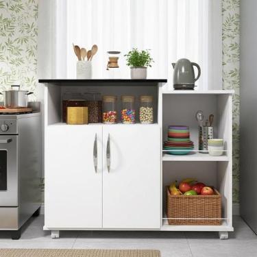 Imagem de Fruteira Armário em MDP com Rodinhas  Organização e Praticidade no Dia