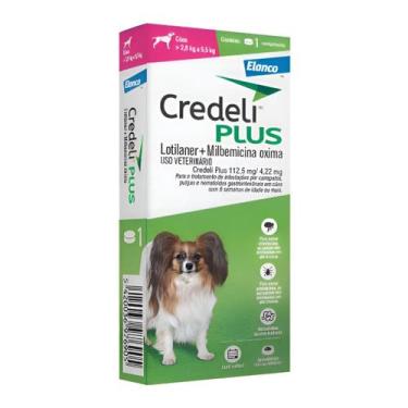Imagem de Credeli Plus 112,5mg Antipulgas, Carrapatos e Vermífugo Para Cães de 2