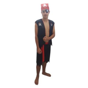Imagem de Fantasia Pirata Masculino Adulto - Magic Fantasy, G