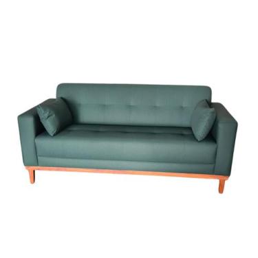 Imagem de Sofá Gianni Tecido Acquablock Impermeável Pé Base Madeira 200cm - 4R E