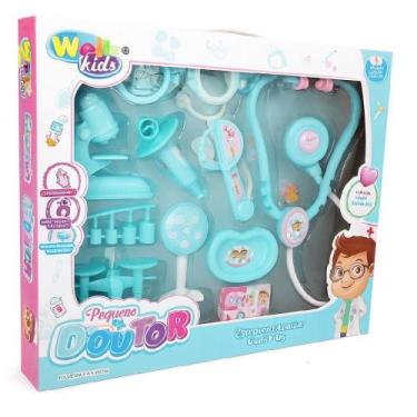 Imagem de Kit Médico Infantil Doutor Completo 10 Peças Brinquedo Educativo Crian