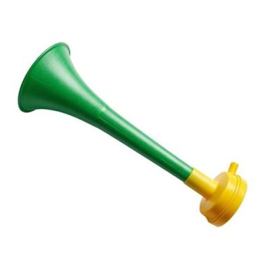 Imagem de Corneta Vuvuzela Copa do Mundo 27,5 cm Brasil Verde Amarelo - SilverFe