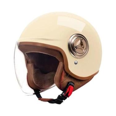 Imagem de Capacete De Motocicleta Com Orelhas De Gato, Leve, Casco Em ABS, Vária