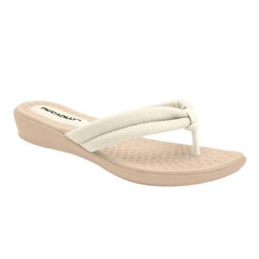 Imagem de Tamanco Feminino Piccadilly Anabela, Off, White, 38