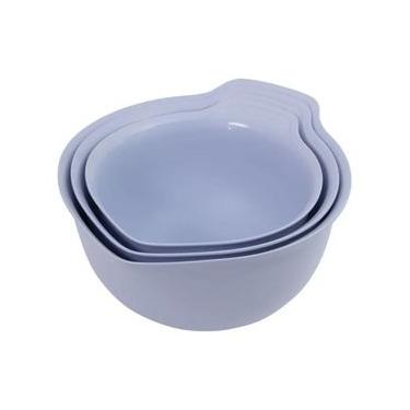 Imagem de CONJUNTO KITCHENAID 3 TIGELAS BOWLS LAVENDER EM POLIPROPILENO KQ175OSLVA