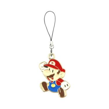 Imagem de Chaveiro De Desenho Animado Super Mario Toad Question Mark Block, Corr