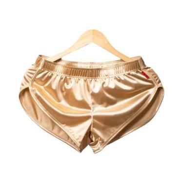 Imagem de Cuecas Boxer De Seda Masculinas Sexy E Confortáveis Para Dormir E Usar