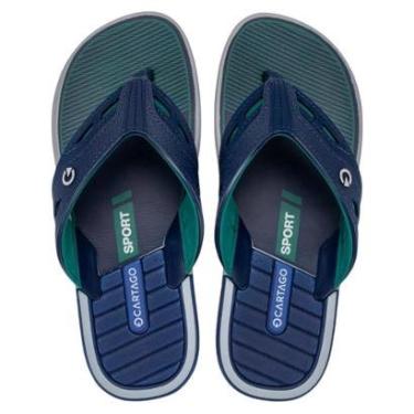 Imagem de Chinelo Masculino Tiras Largas Texturizadas Estiloso Cartago-Masculino