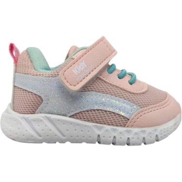 Imagem de Tênis Infantil Menina Jogging/Running Casual Dia a Dia Passeio Escola Com Glitter Anatômico Conforto Kidy 446-1012