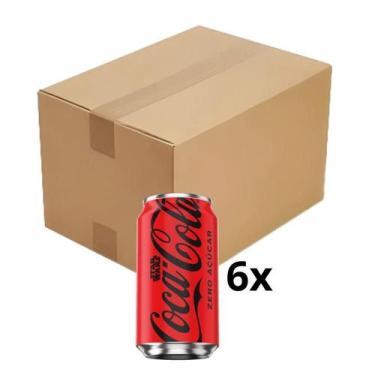 Imagem de Refrigerante COCA-COLA Zero 350ml Caixa com 6 Unidades