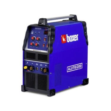 Imagem de Máquina Solda TIG Bivolt AC/DC Eletrodo Revestido ALUTIG200 Boxer, Biv