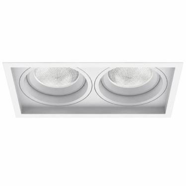Imagem de Spot Embutir Duplo Recuado Par20 Interlight Il4707 Branco Direcionavel
