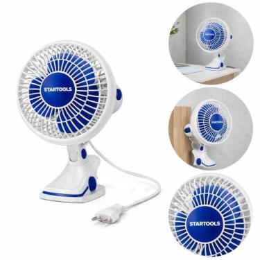 Imagem de Ventilador de mesa branco multiuso ajustavel silencioso 127v - Yeet, 1