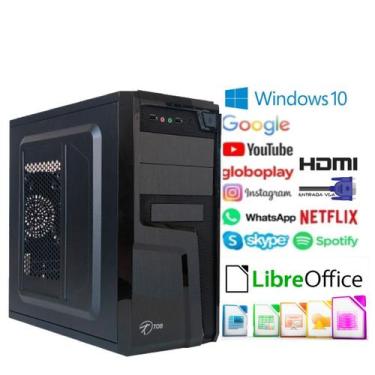 Imagem de Computador TOB Business Fast Plus Intel Core i3, SSD 240GB, 8GB, Gabin