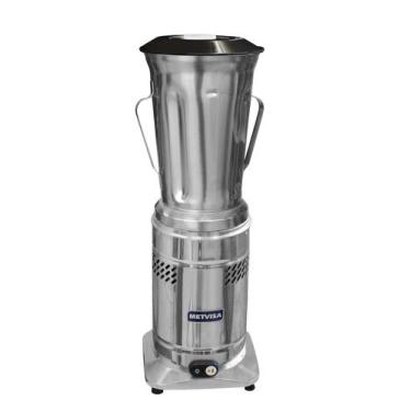 Imagem de Liquidificador Industrial 1/2cv 4L Metvisa Lq4 Baixa Rotação, 110V