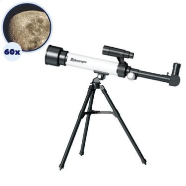 Imagem de Telescópio Refletor Infantil Ampliação 60X 30X - DM Ciência - Comercia