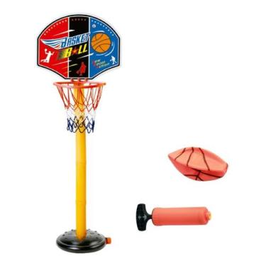 Imagem de Kit Completo Cesta Basquete Infantil Importway Com Bola