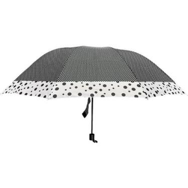 Imagem de Guarda Chuva Resistente 140cm Cabe na Bolsa Portátil Preto - Petrin