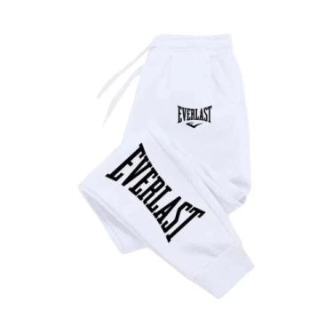 Imagem de Calças De Moletom Oversized Unissex EVERLAST, Calças De Corrida Street