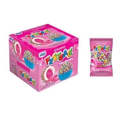 Imagem de Chiclete Festball Tutti Frutti C/ 40 unid 240g
