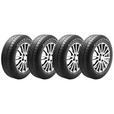 Imagem de Kit 4 Pneus Aro 16 Firestone 205/55 R16 91V F-600
