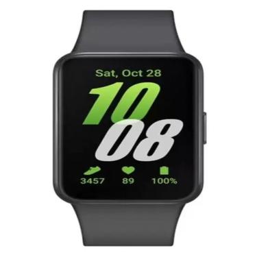 Imagem de Relógio Smartwatch Samsung Galaxy Fit3 R390NZAAZTO Tela AMOLED 16" Saúde Sono Estresse 13 Dias Grafite