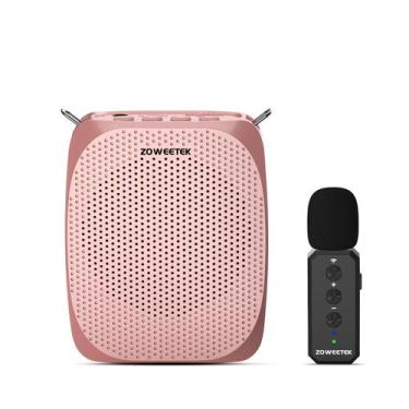 Imagem de Amplificador de Voz ZOWEETEK ZW-S611RG Microfone Lapela Sem Fio