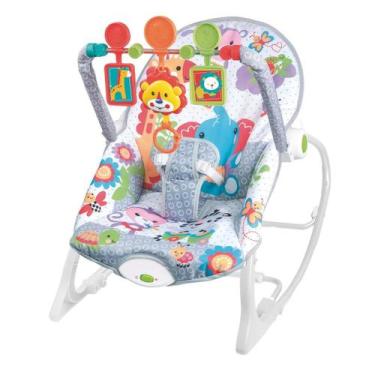 Imagem de Cadeira de Descanso para Bebê Zippy com Vibração e Brinquedos, Elefant