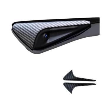 Imagem de Capa Protetora Lateral Para Câmera Com Padrão De Fibra De Carbono Fosc