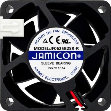 Imagem de Cooler JF0625B2SR-R 24V 0.1A 2.4W 2 Fios 2 Pinos 60X60X25 A1 - Jamicon