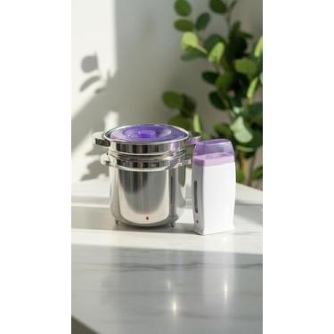 Imagem de Kit Depilação Termocera 400g e Aquecedor Roll-on Bivolt - Congratulati