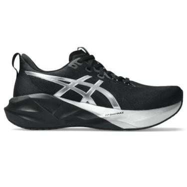 Imagem de Tênis ASICS Novablast 5 Platinum - Masculino - Prata/Preto, 43