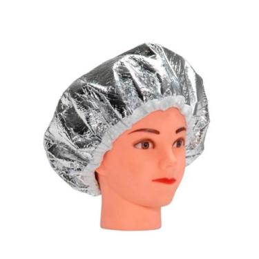 Imagem de Touca metalizada para tratamento capilar - Poderosa sempre