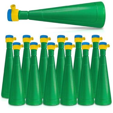 Imagem de Kit 12 Vuvuzelas Buzinas Torcedores Do Brasil N7 Copa Do Mundo - Líder