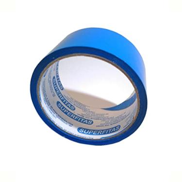 Imagem de 1 un Fita Adesiva 45mm X 40m Tipo Durex Largo Embalagem Decoração Azul