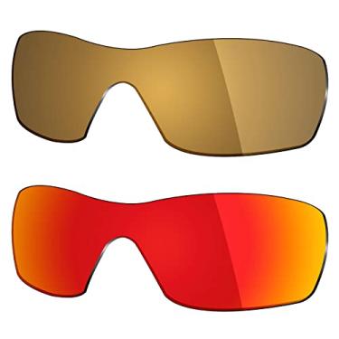 Imagem de 2 pares de lentes polarizadas de substituição da Mryok para óculos de sol Oakley Dart – Opções