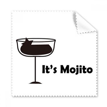 Imagem de Mojito pano de limpeza com copo limpador de óculos de tela para telefone 5 peças