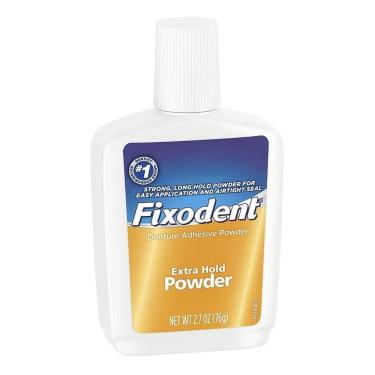 Imagem de Fixador Prótese Dentaria Pó Fixodent Extra Hold Powder - 76G