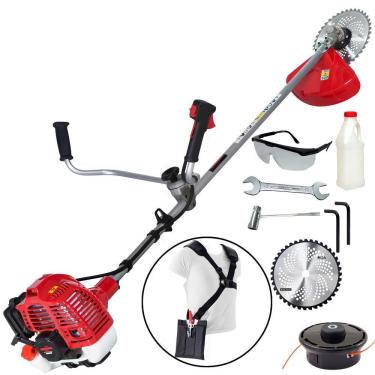 Imagem de Roçadeira Profissional Lateral Kawashima KW5200L 12000 Rpm 52cc Linha Premium Para Cortes Rápidos e Precisos