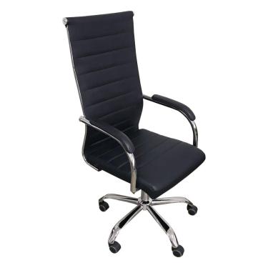 Imagem de Poltrona Office Or Design Florença Alta - Preta